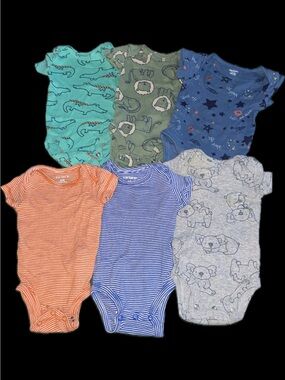 Assorted USED Baby Items, Carter's, Gerber, ETC… Size NEWBORN